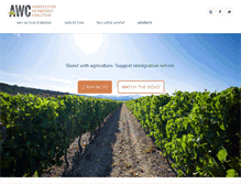Tablet Screenshot of agworkforcecoalition.org